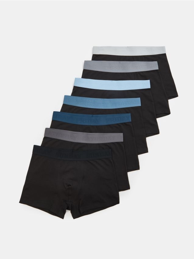 Sinsay - Bokserki OEKO-TEX 7 pack - czarny