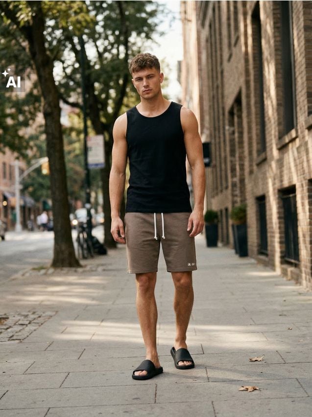 Sinsay - Slim fit sporta šorti