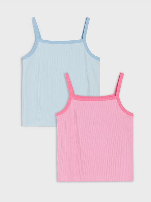 Sinsay - Maiouri din bumbac din poliester ripsat 2 pack - roz