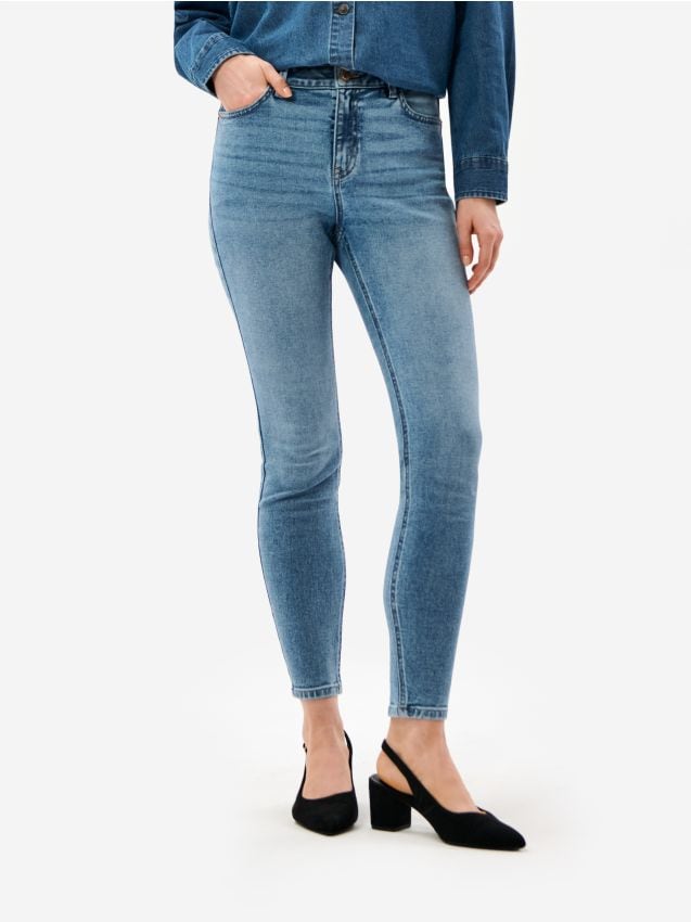 Sinsay - Džínsy slim - modrá