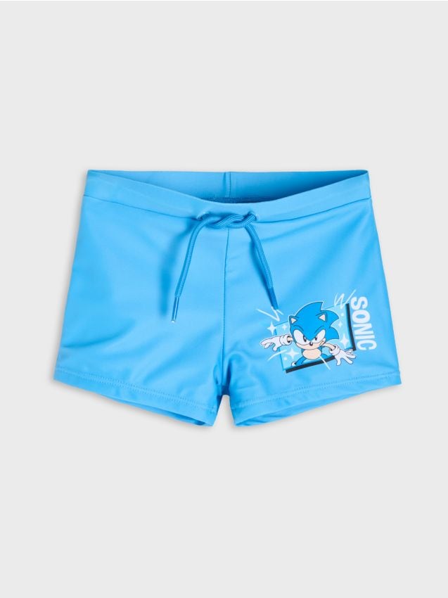 Sinsay - Kąpielówki Sonic the Hedgehog - niebieski