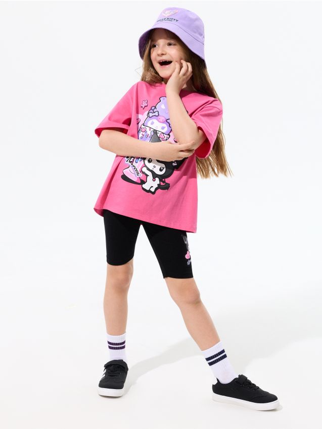 Sinsay - Set din bumbac Kuromi - roz-aprins