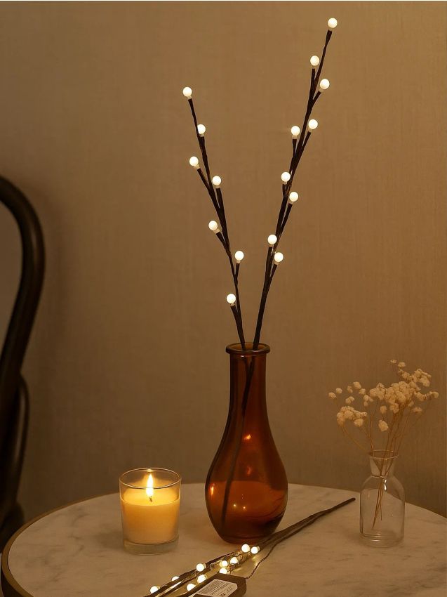 Sinsay - LED lampička v tvare dekoratívnych vetvičiek - tmavohnedá
