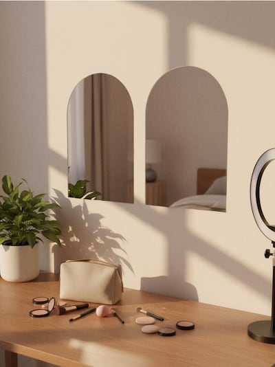 Isekleepuvad akrüülpeeglid 2 pack