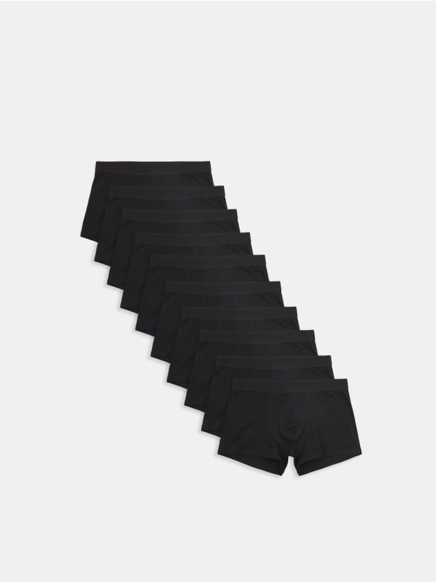 Sinsay - Bokserki classic 10 pack - czarny