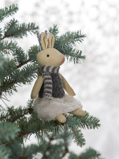 Ziemassvētku dekorācija peles formā