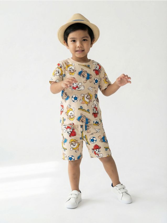 Sinsay - Tricou din bumbac cu model PAW Patrol - bej