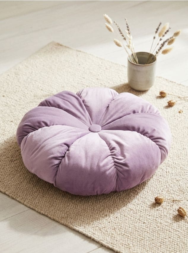 Sinsay - Pernă decorativă rotundă matlasată - violet
