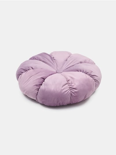 Kulatý prošívaný dekorativní polštář