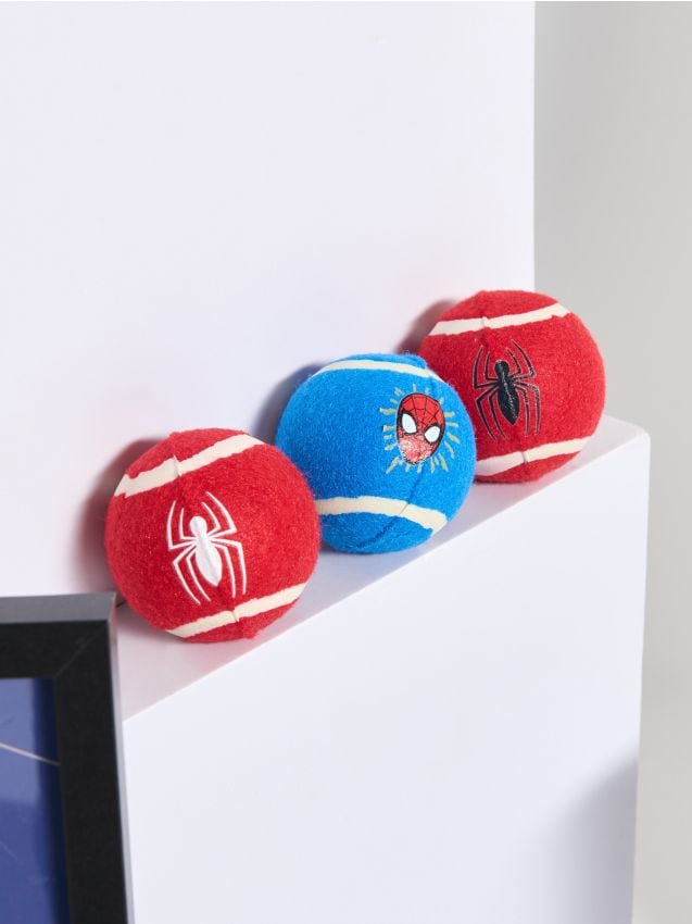 3 tükki koera palli pakis Spider-Man - SINSAY