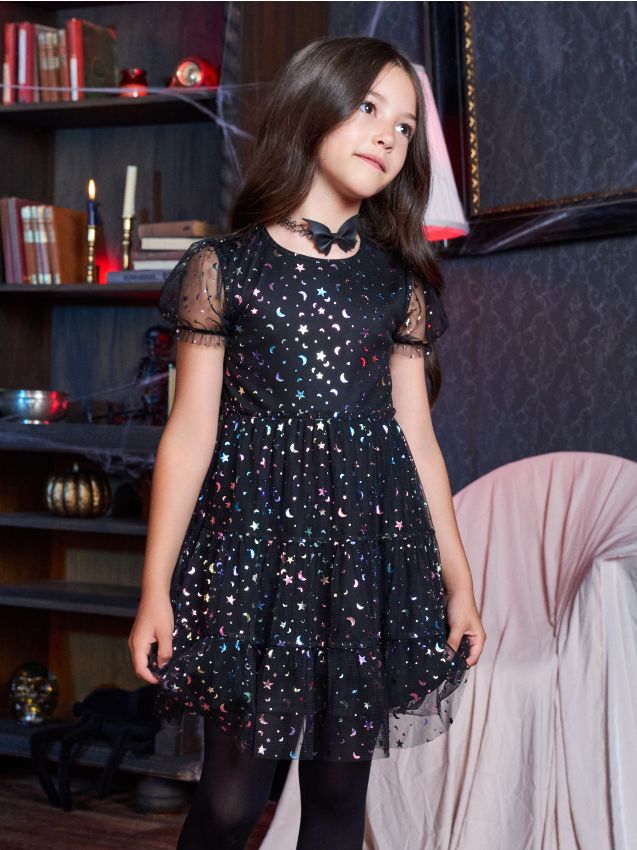 Sinsay - Rochie babydoll - negru
