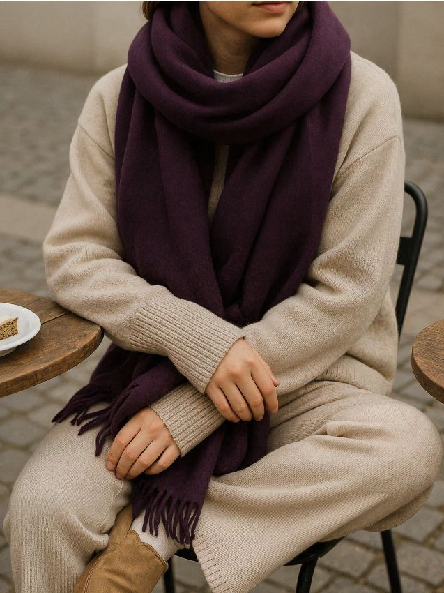 Sinsay - Šatka - bordová