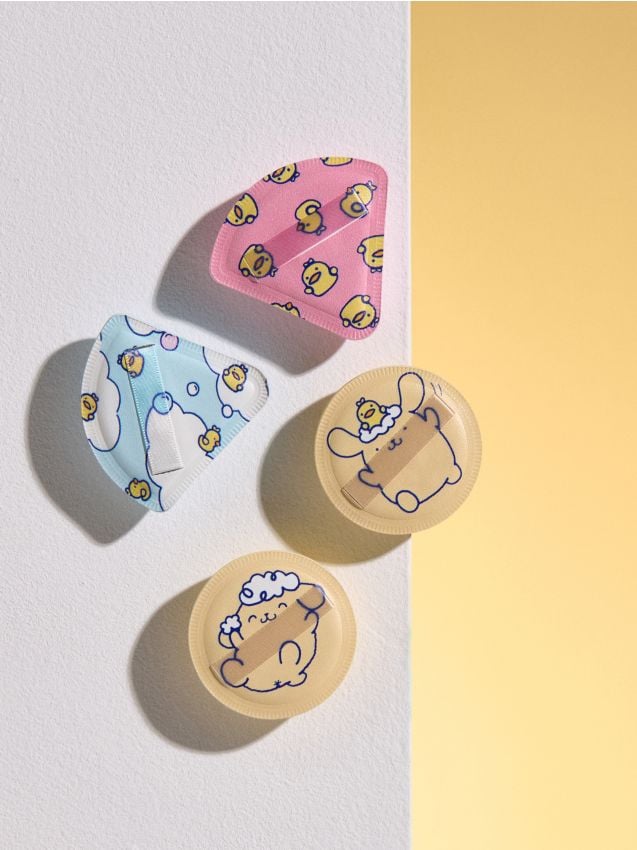 Sinsay - Bureței de machiaj set 4 bucăți PomPomPurin - multicolor