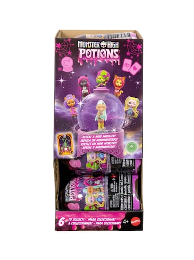 Monster High Potions – meglepetés baba kristálygömbben kiegészítőkkel