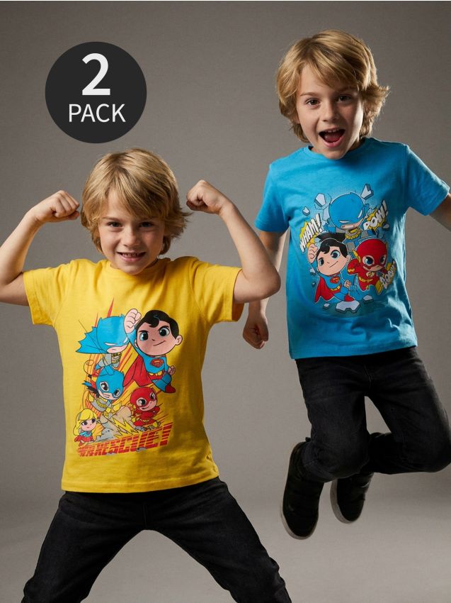 Sinsay - Set de 2 tricouri DC - multicolor