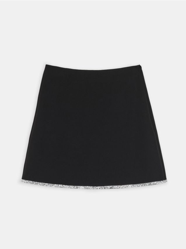 Sinsay Sinsay - Μίνι φούστα με παγιέτες - μαυρο