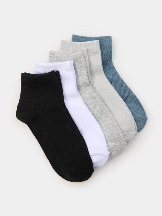 Sinsay - Súprava 5 párov ponožiek - viacfarebná