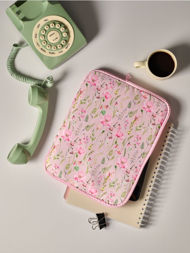 Sinsay - Husă pentru tabletă cu motiv floral - multicolor