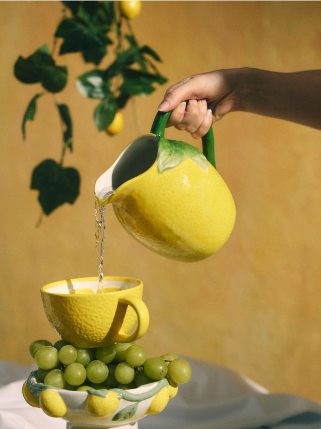 Sinsay - Carafă în formă de lămâie - galben
