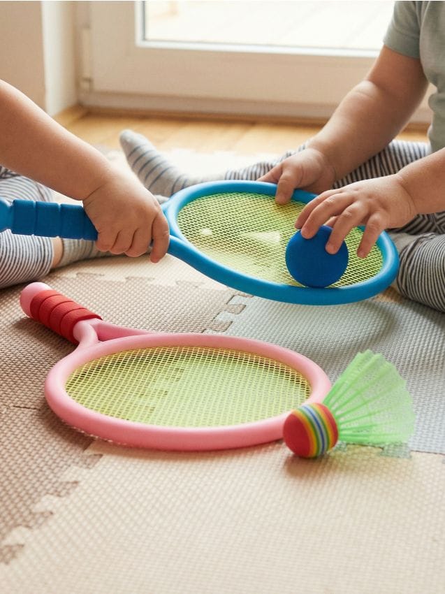 Sinsay - Set de palete și fluturași de badminton 4 pack - multicolor