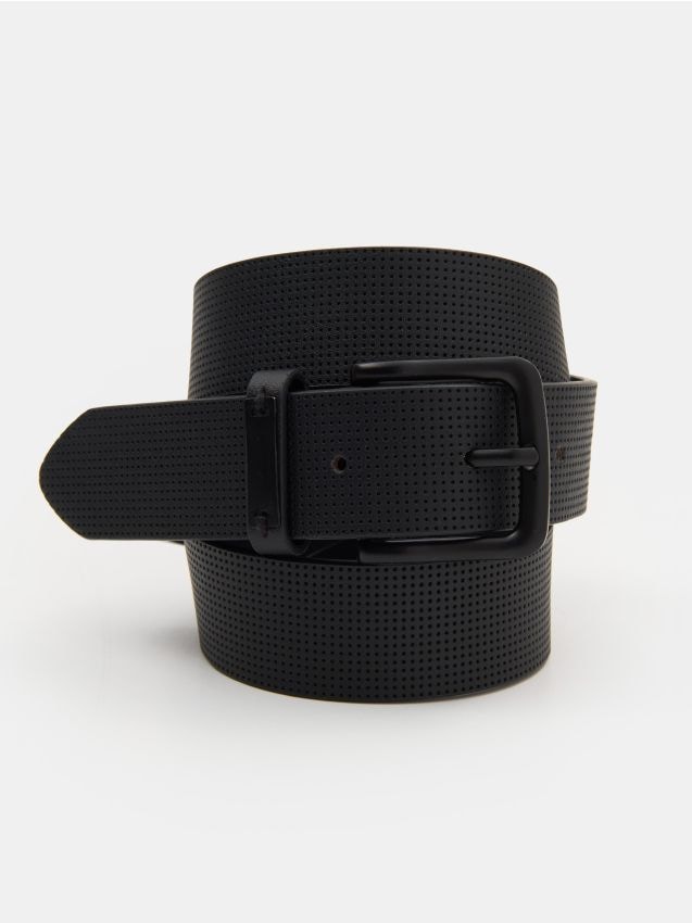 Sinsay - Pasek z klamrą - czarny