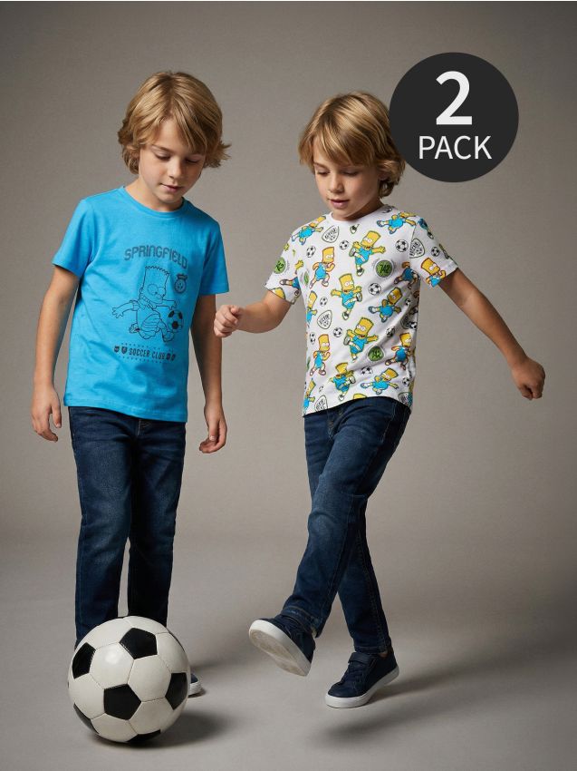 Sinsay - Set de 2 tricouri The Simpsons - multicolor