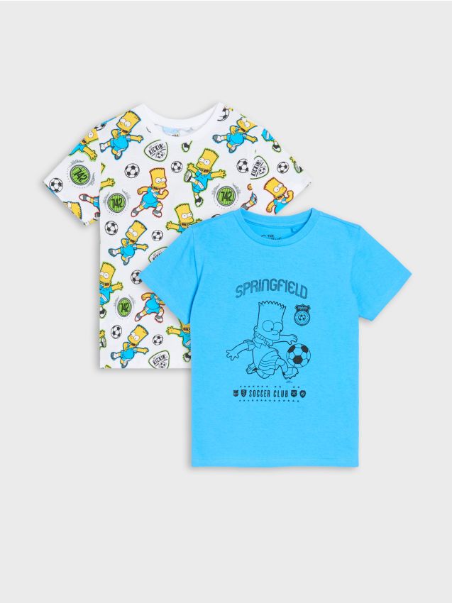 Sinsay - Set de 2 tricouri The Simpsons - multicolor