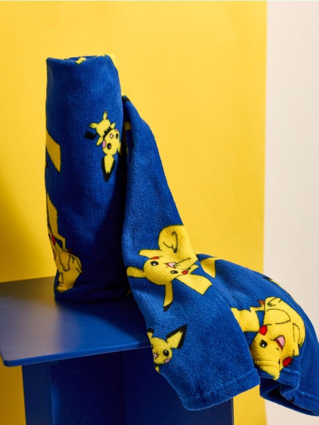 Sinsay - Pătură pentru copii Pokémon - bleumarin