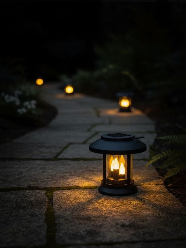 Sinsay - Lampă solară LED de grădină tip lanternă - negru