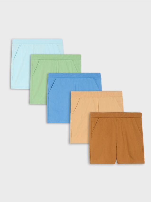 Sinsay - Pantaloni sport scurți 5 pack - bej
