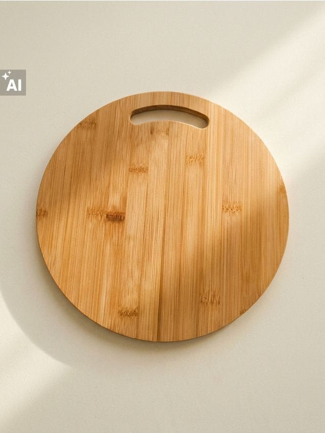 Sinsay - Tocător rotund din bambus - maro