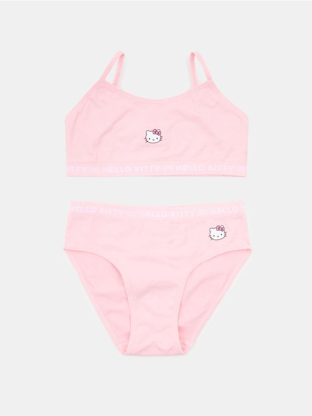 Sinsay - Top s nohavičkami Hello Kitty - pastelová ružová