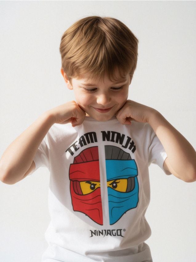 Sinsay - Tricou Lego Ninjago - alb