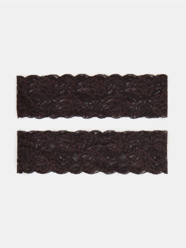 Sinsay - Bentițe din dantelă 2 pack - negru