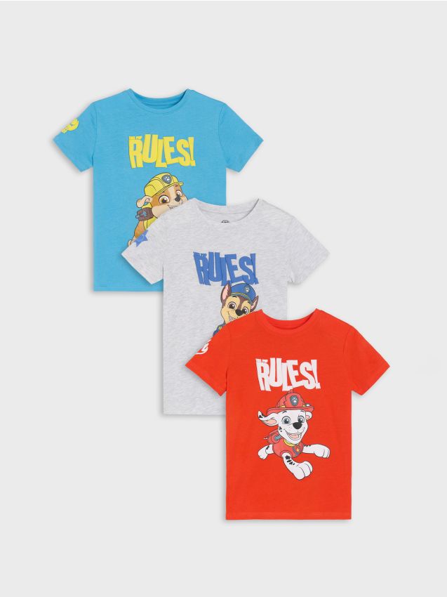 Sinsay - Set de 3 tricouri PAW Patrol - multicolor