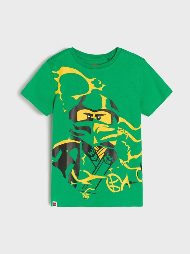 Sinsay - Tričko Lego Ninjago - zelená