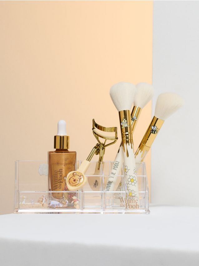 Sinsay - Organizator transparent pentru cosmetice cu compartimente Winnie The Pooh - clear