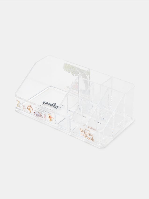 Sinsay - Organizator transparent pentru cosmetice cu compartimente Winnie The Pooh - clear
