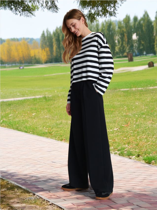 Črtasta bluza - SINSAY