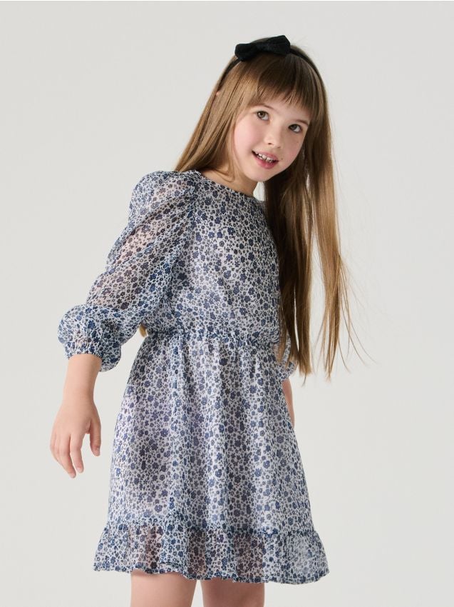 Sinsay - Rochie cu model floral - multicolor
