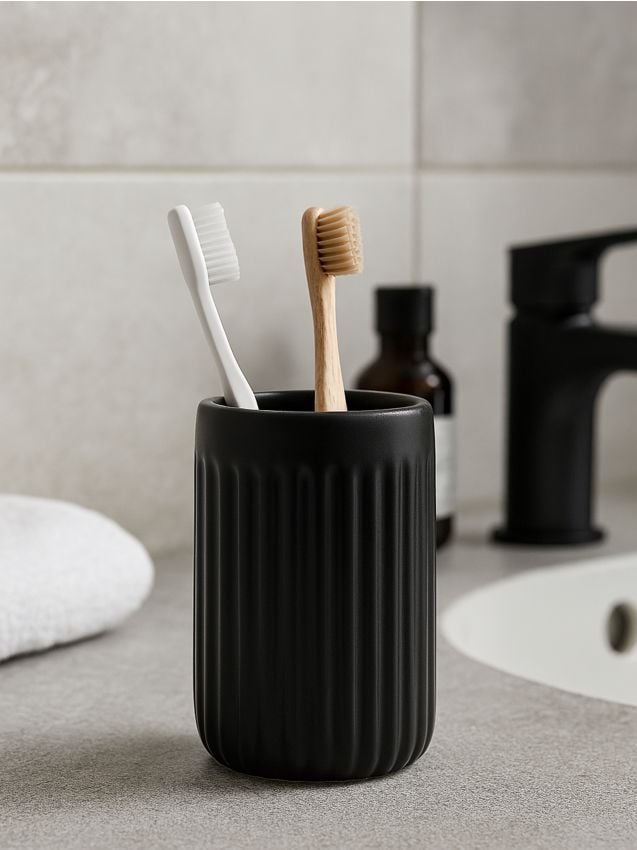 Sinsay - Držiak na zubnú kefku - čierna