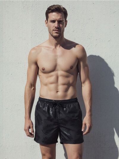 Шорти для плавання з принтом