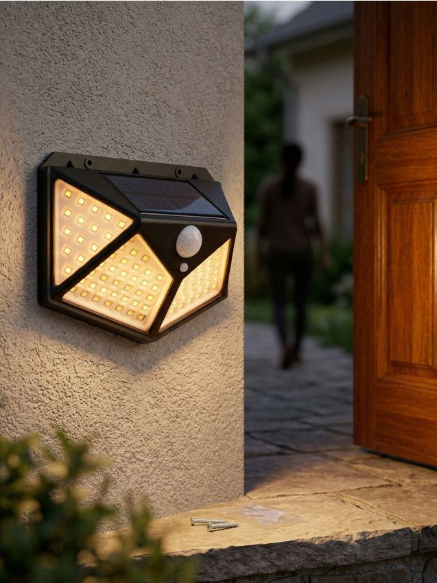 Sinsay - Lampă solară LED de perete - negru