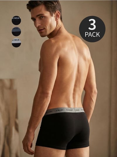 Bombažni boksarji 3-pack