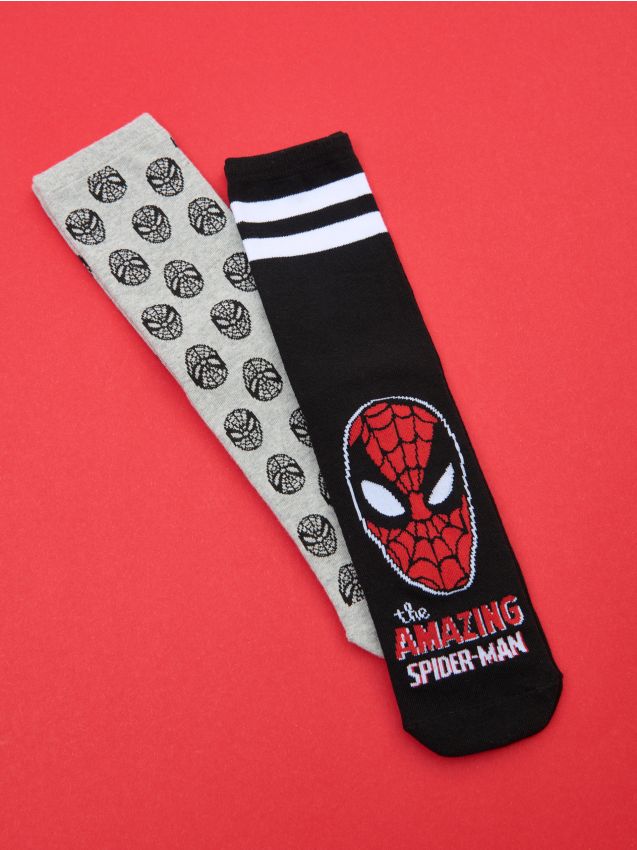 Σετ με 2 ζεύγη κάλτσες Spider-Man - SINSAY