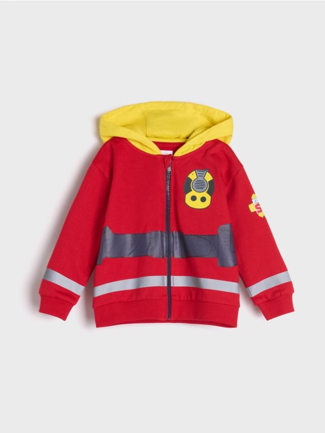 Sinsay - Bluză sport Fireman Sam - roșu