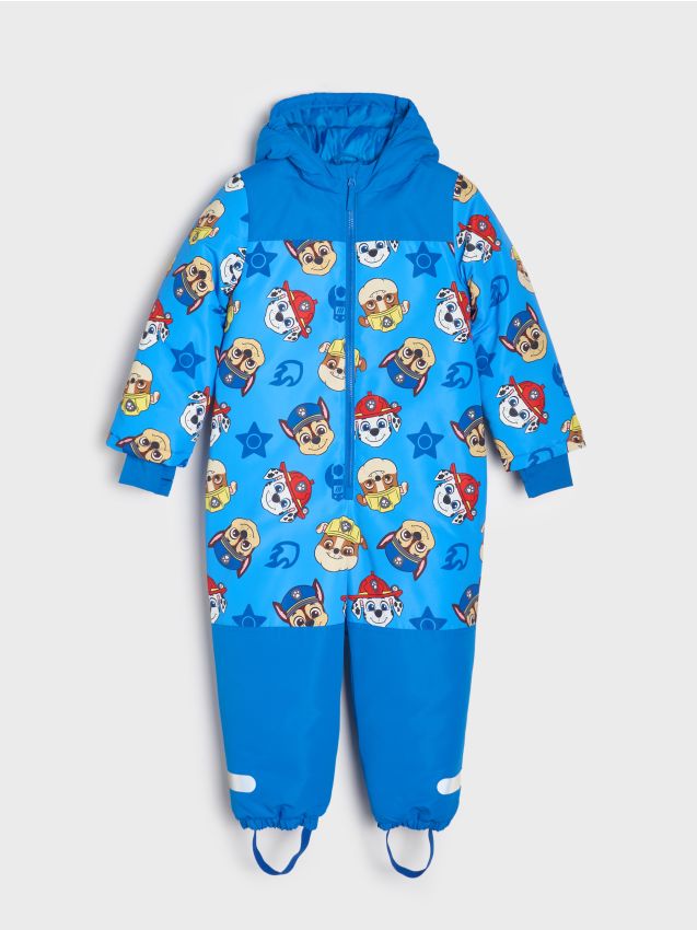 Sinsay - Combinezon de iarnă cu elemente reflectorizante PAW Patrol - bleumarin
