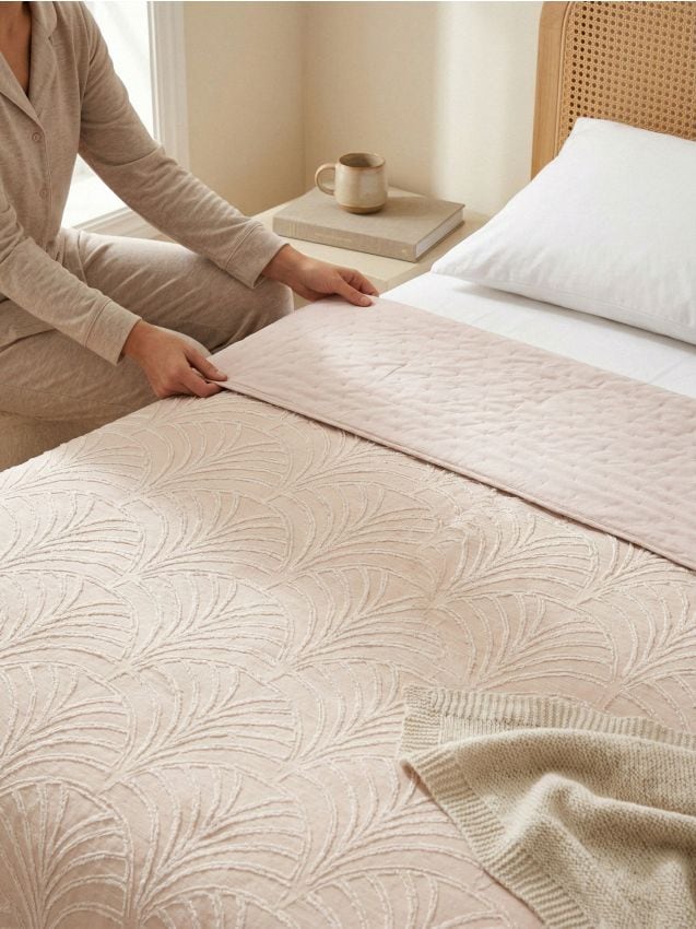 Sinsay - Copriletto tuftato - beige