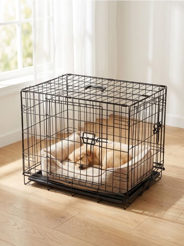 Sinsay - Cușcă pliabilă pentru animale - negru