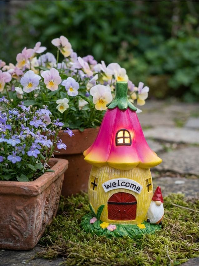 Sinsay - Lampă solară LED de grădină în formă de căsuță - multicolor